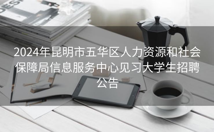 2024年昆明市五华区人力资源和社会保障局信息服务中心见习大学生招聘公告