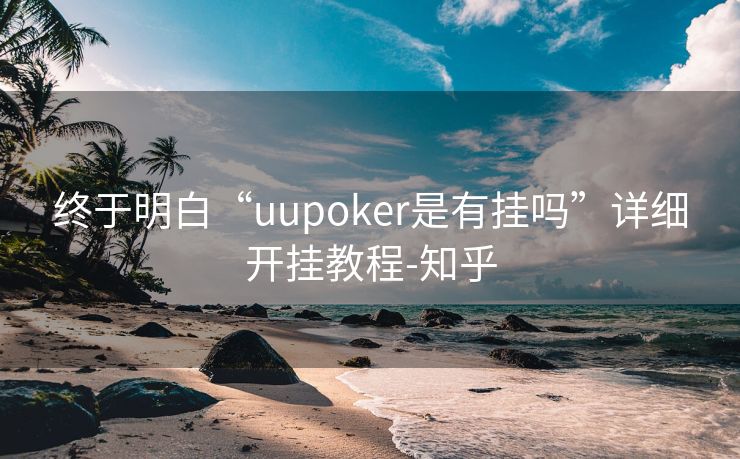 终于明白“uupoker是有挂吗”详细开挂教程-知乎