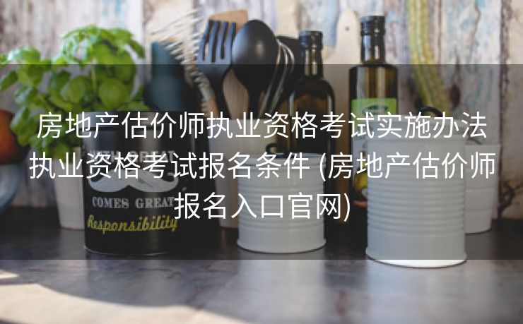 房地产估价师执业资格考试实施办法执业资格考试报名条件 (房地产估价师报名入口官网)