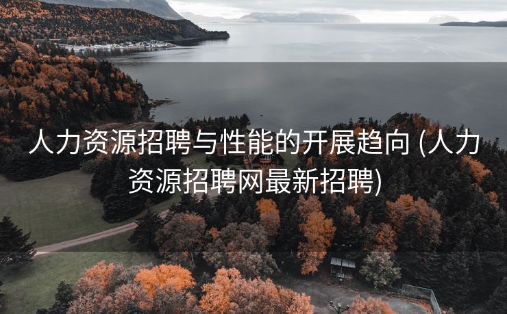 人力资源招聘与性能的开展趋向 (人力资源招聘网最新招聘)