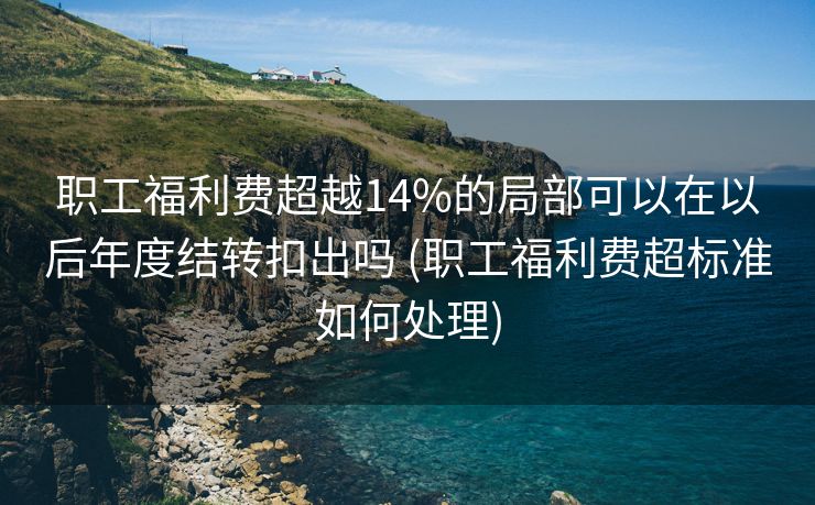 职工福利费超越14%的局部可以在以后年度结转扣出吗 (职工福利费超标准如何处理)