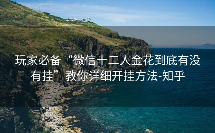 玩家必备“微信十二人金花到底有没有挂”教你详细开挂方法-知乎