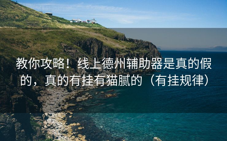 教你攻略！线上德州辅助器是真的假的，真的有挂有猫腻的（有挂规律）