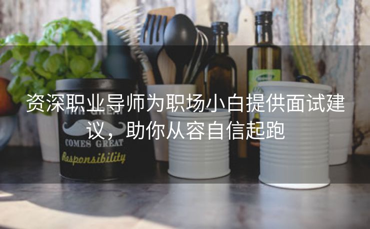 资深职业导师为职场小白提供面试建议，助你从容自信起跑