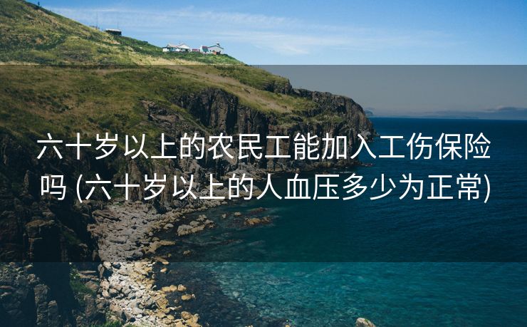 六十岁以上的农民工能加入工伤保险吗 (六十岁以上的人血压多少为正常)