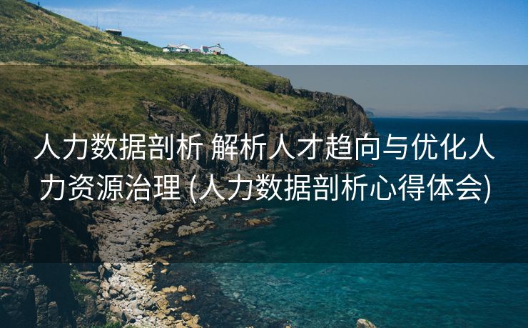 人力数据剖析 解析人才趋向与优化人力资源治理 (人力数据剖析心得体会)