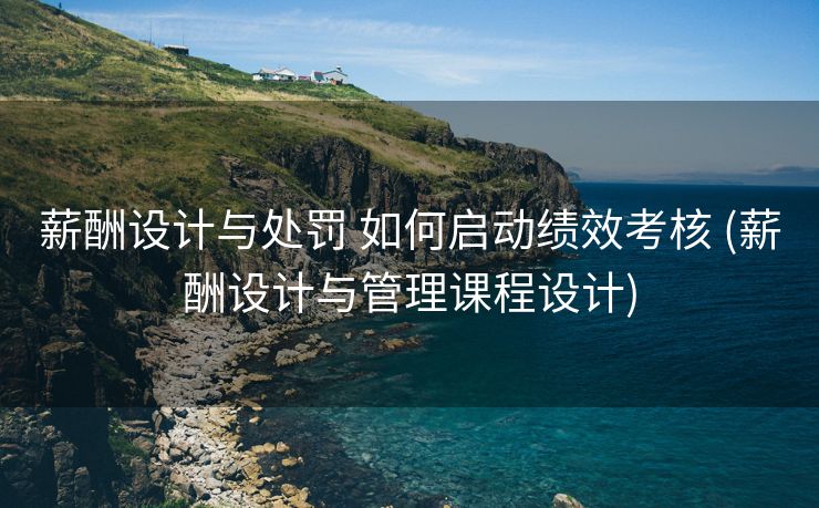 薪酬设计与处罚 如何启动绩效考核 (薪酬设计与管理课程设计)