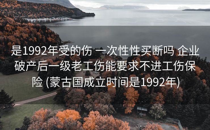 是1992年受的伤 一次性性买断吗 企业破产后一级老工伤能要求不进工伤保险 (蒙古国成立时间是1992年)