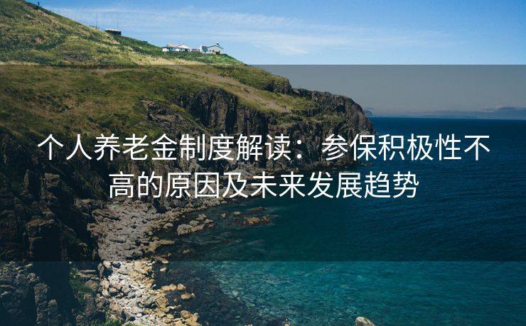 个人养老金制度解读：参保积极性不高的原因及未来发展趋势