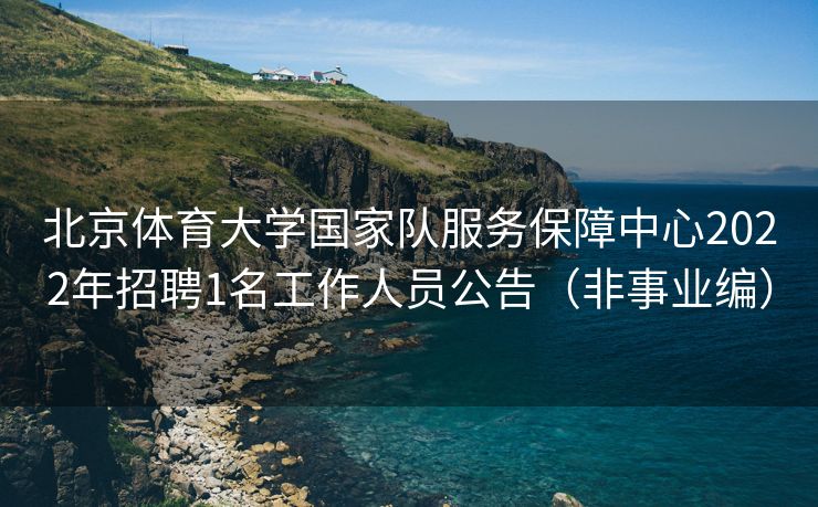 北京体育大学国家队服务保障中心2022年招聘1名工作人员公告（非事业编）