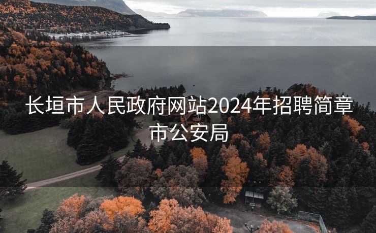 长垣市人民政府网站2024年招聘简章市公安局