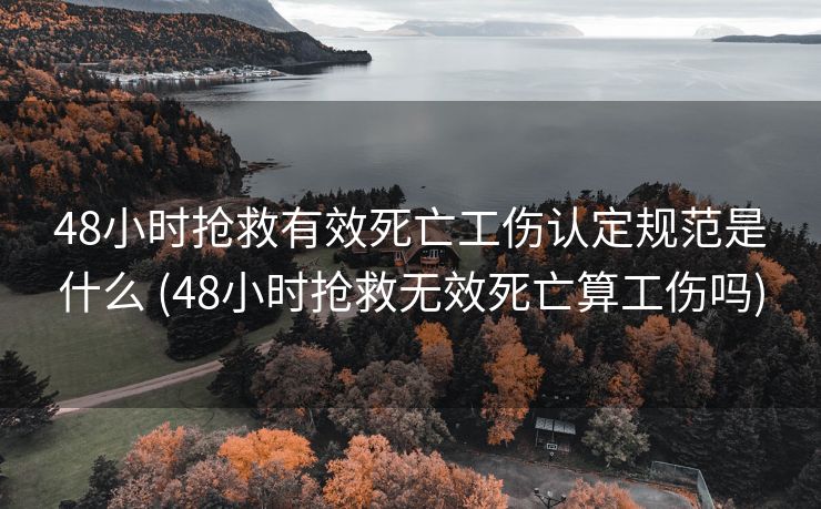 48小时抢救有效死亡工伤认定规范是什么 (48小时抢救无效死亡算工伤吗)